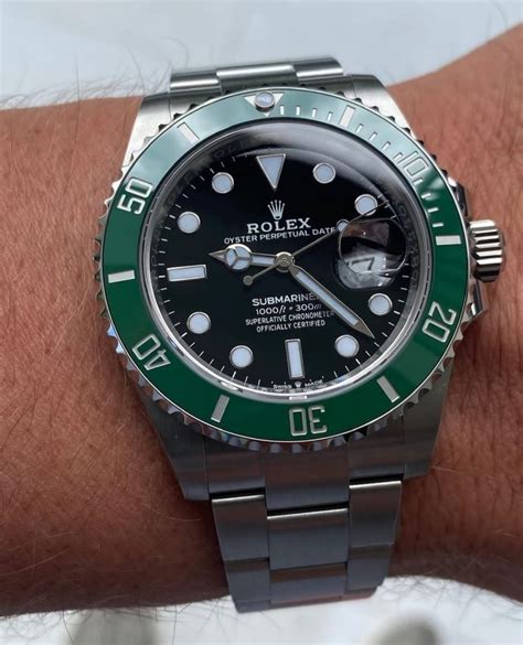 green rolex black and gold|Rolex submariner green and black.